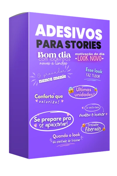 Adesivos para Stories